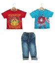 Spiderman Tee + Captain America Tee + Pant