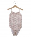 Floral Beige Swimsuit (7-8T)