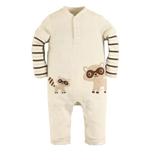 Raccoon Stripe Beige Jumper 1