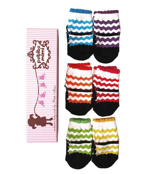 Rainbow Baby Girl Socks (isi 6 pasang)