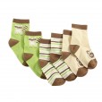 Socks 3in1 Raccoon Beige Green