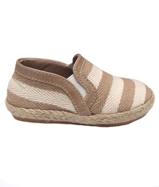 Ariel Stripe Shoe - Beige