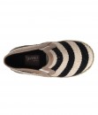 Ariel Stripe Shoe - Beige