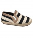 Ariel Stripe Shoe - Beige