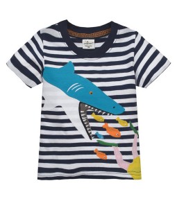 Shark Blue Stripe Tee