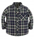 Plaid Oxford Shirt - Blue