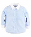 White Collar Cuff Shirt - Blue