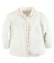 Flower Line White Shirt