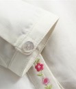 Flower Line White Shirt