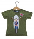 Motorbike UK Green Tee