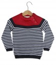 Nautical Stripe Knit Top - Red