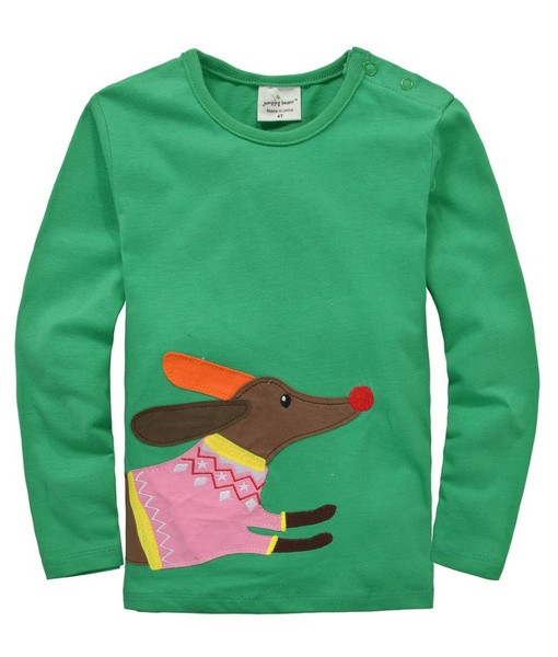 Daschund Green Tee 1