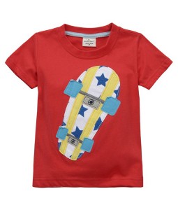 Skateboard Red Tee