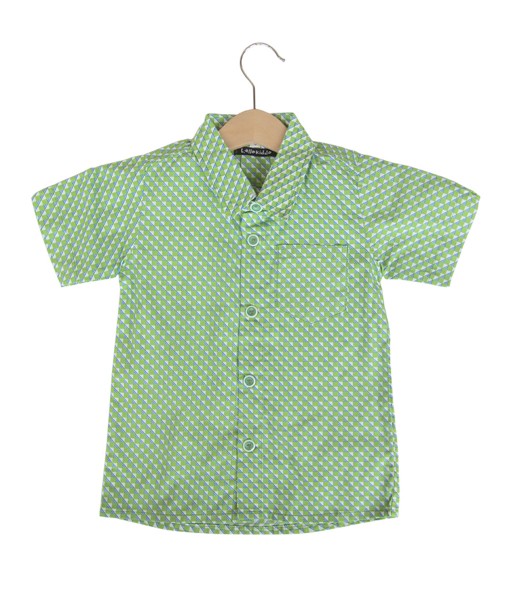 Casual Shirt - Green Square 1