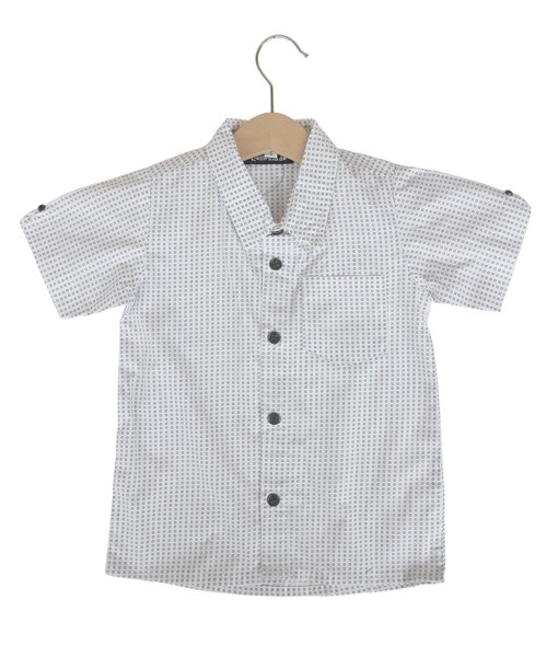 Casual Shirt - White Square 1