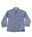Casual Longsleeve Shirt - Blue Square