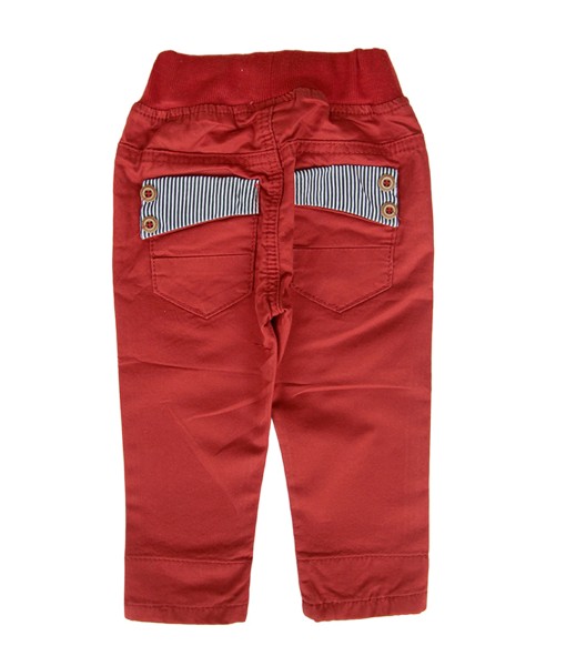 Stripe Accent Pant - Red 1