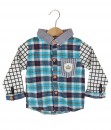 Crown Plaid Stripes Shirt - Blue