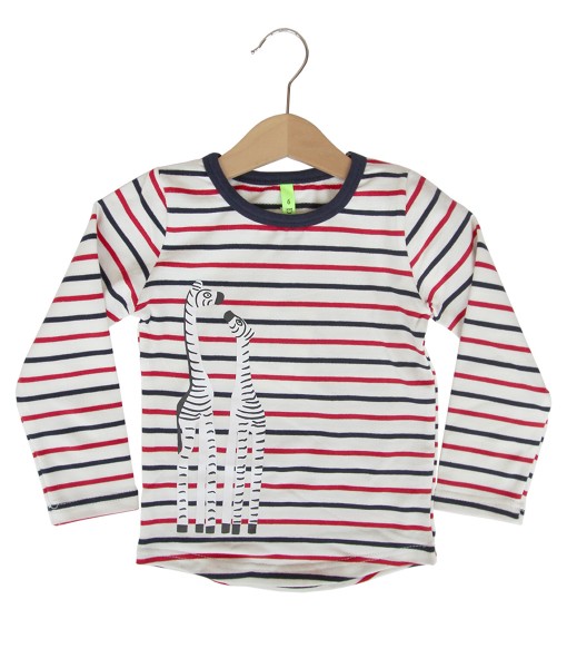 Giraffe Stripes Top - Red 1