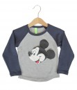 Mickey Raglan Top - Grey