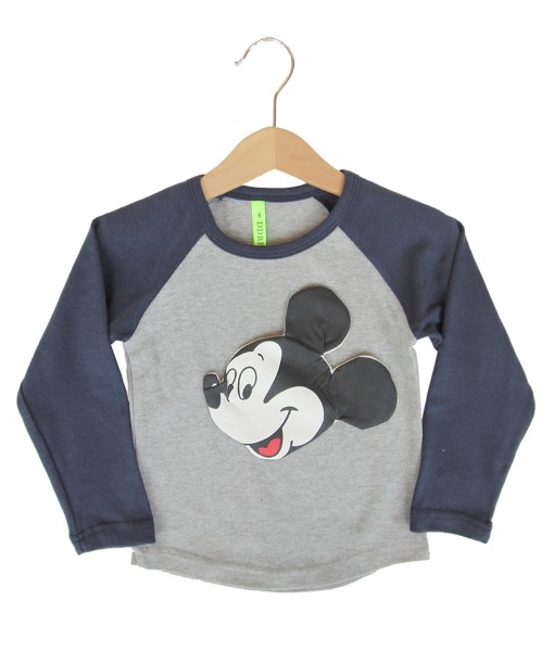 Mickey Raglan Top - Grey 1