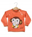 Monkey Knit Top - Orange