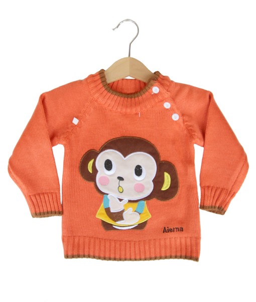 Monkey Knit Top - Orange 1