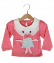 Character Collar Top - Pink