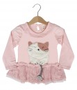 Kitty Frill Top - Pink