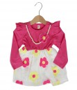 Necklace Flower Top - Pink Hot