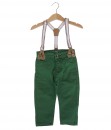 Pocket Pant + Suspender - Green