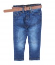Loop Pocket Jeans + Brown Belt