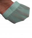 See-Through Net Short Legging - Turquoise