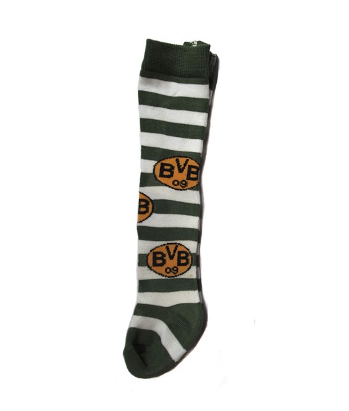 Soccer Full Feet Legging - BVB Green Stripes 1