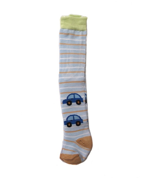 Car Full Feet Legging - Blue Stripes 1