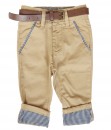 Stripe Lining Pant + Belt - Beige