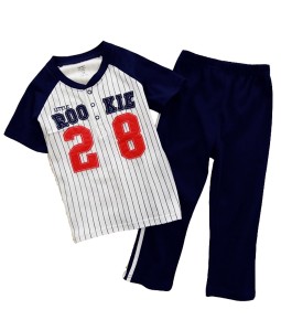 Rookie 28 Stripes Tee + Blue Dark Pant