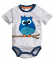 Owl Grey Bodysuit