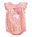 Giraffe Face Orange Bodysuit