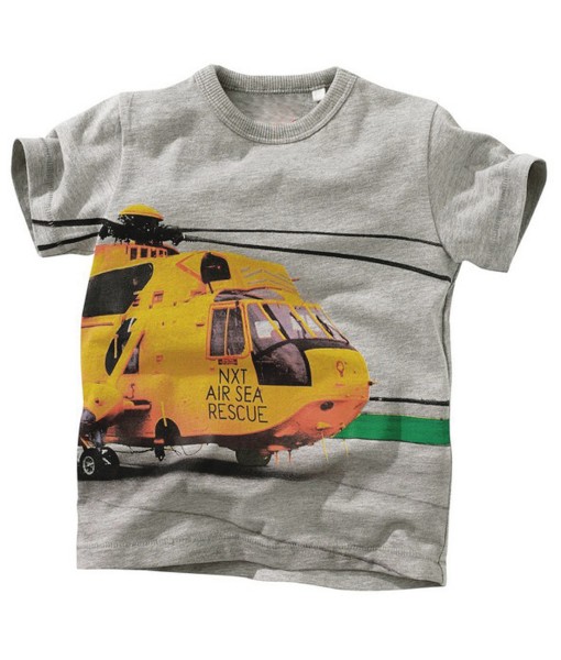 Helicopter Rescue Grey Tee 1