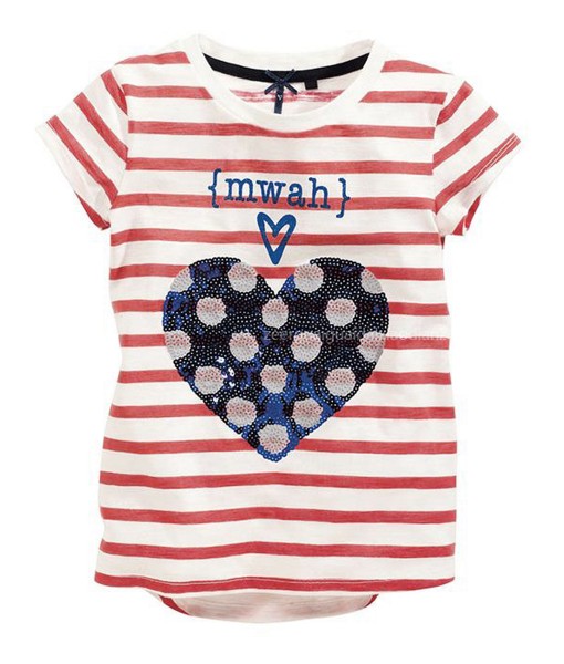 Heart Mwah Stripes Tee 1