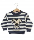 Puppy Stripes Top - Black