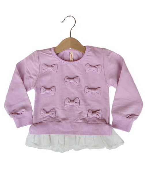 Bow Combination Top - Purple 1