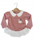 Bunny Combination Top - Red