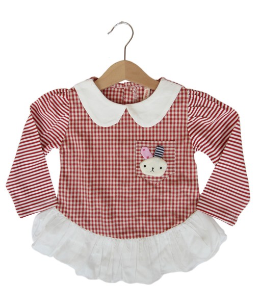 Bunny Combination Top - Red 1