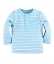 Stripe Sweat Shirt - Blue