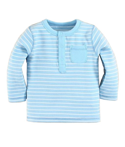 Stripe Sweat Shirt - Blue 1