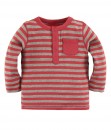 Stripe Sweat Shirt - Red