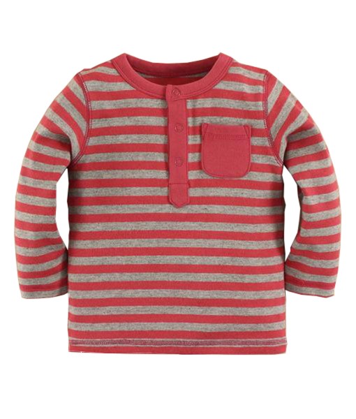 Stripe Sweat Shirt - Red 1