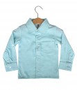 Preppy Longsleeve Shirt - Turquoise